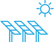 industry specific erp software solar icon