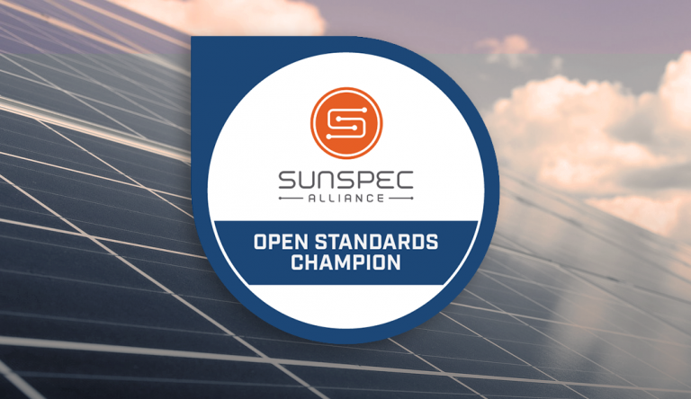 SunSpec Alliance Open Standards Champion Award