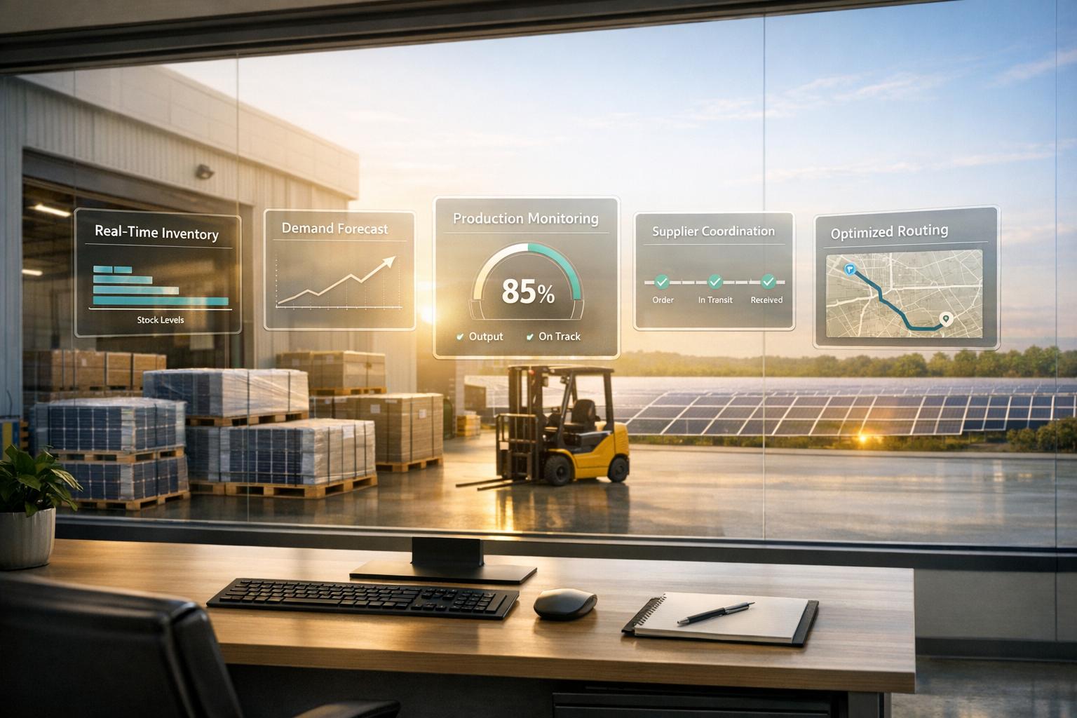 5 Ways Solar ERP Reduces Supply Chain Waste