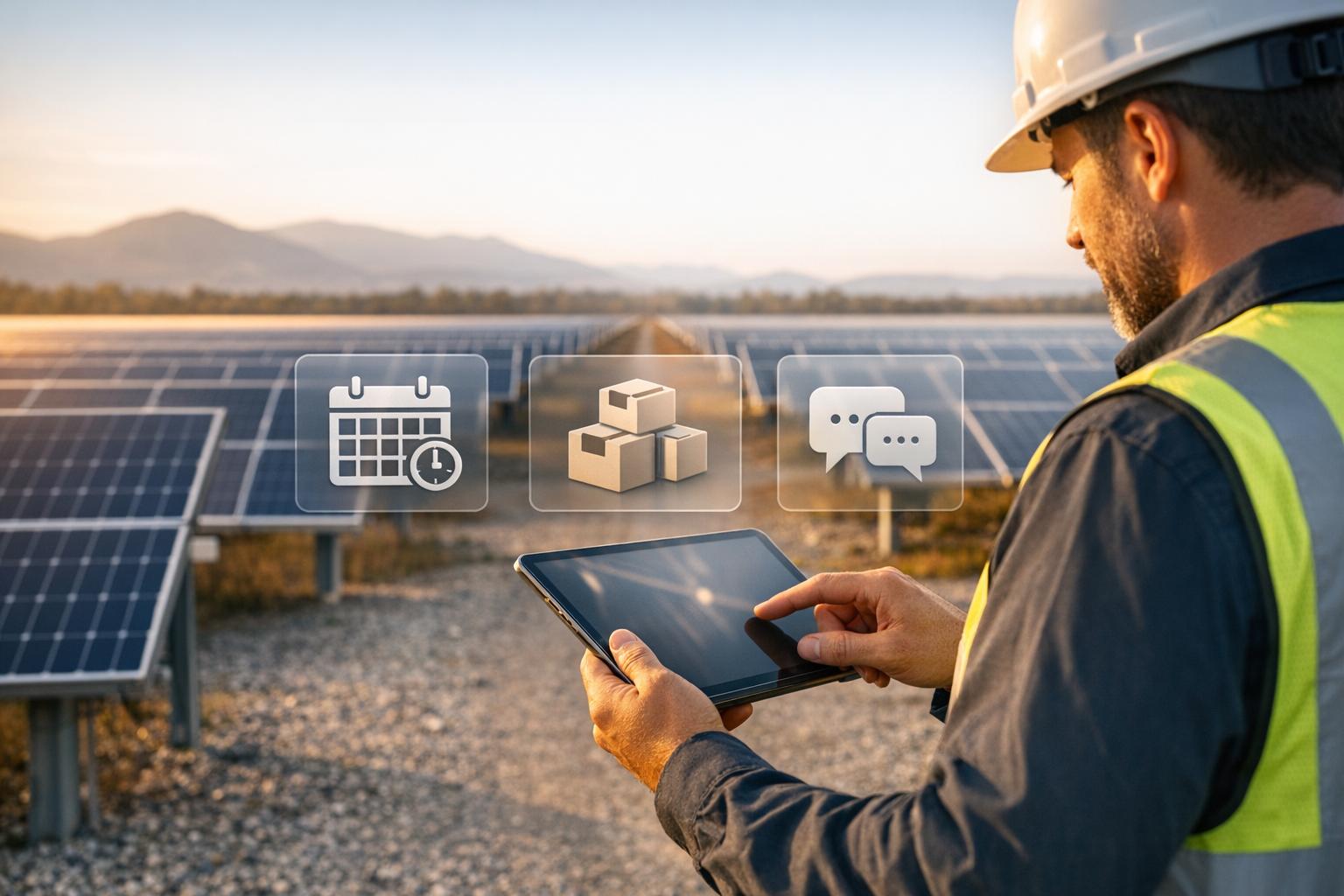 How to Optimize Solar Field Dispatch with ERP