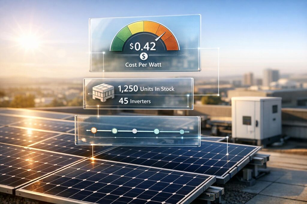 How Solar ERPs Improve Real-Time Cost Analysis
