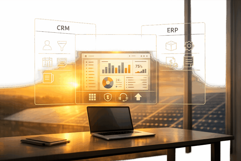 Best Practices for CRM Integration in Solar ERP