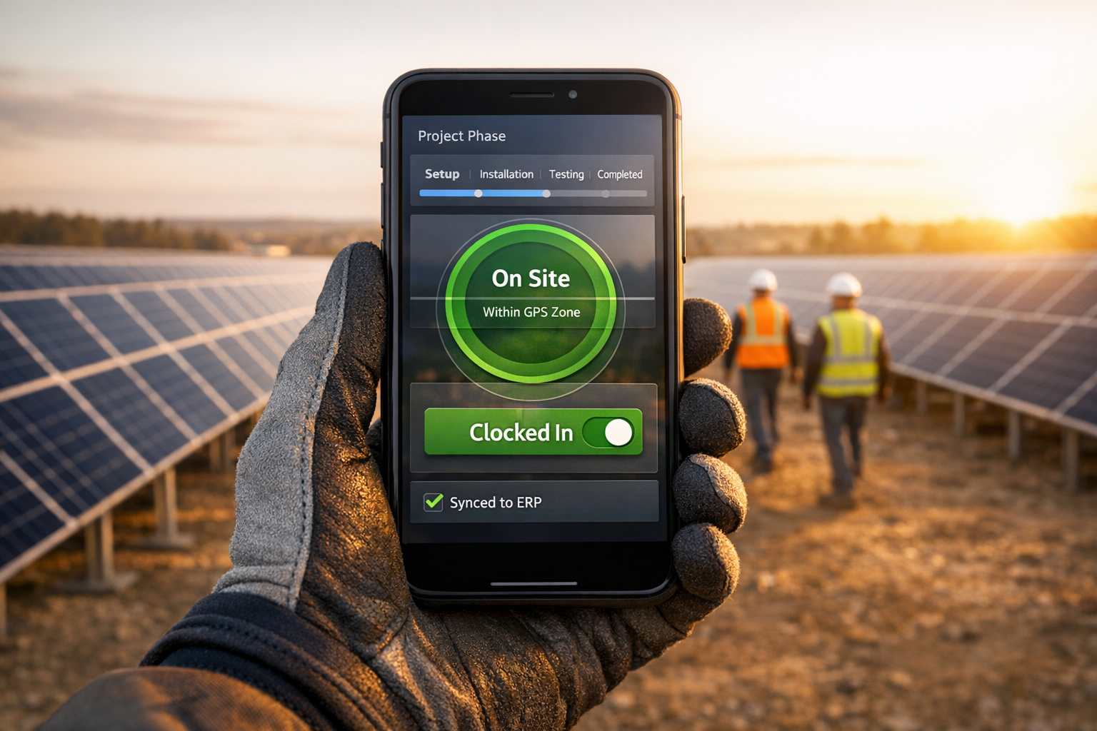 Mobile Timekeeping for Solar Projects: A Quick Guide