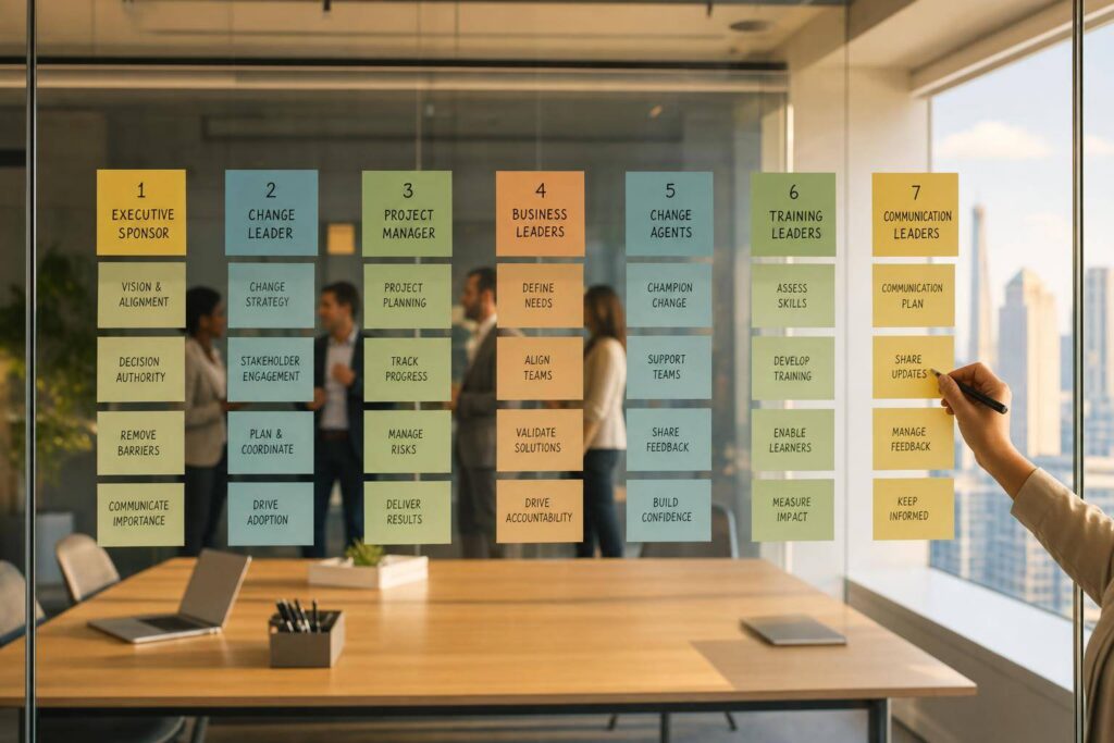 7 Leadership Roles in ERP Change Management