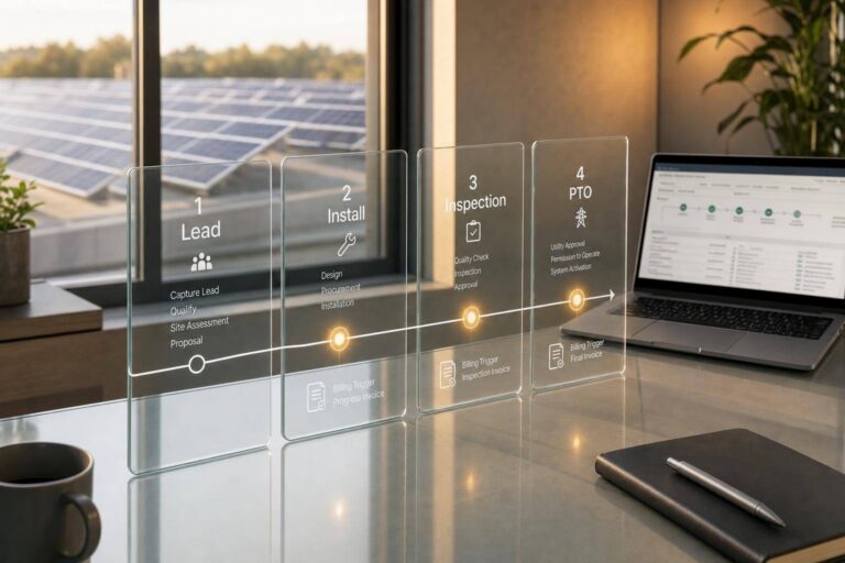 NetSuite for Solar: Scale Process Map