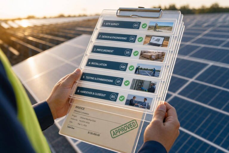 Task And Milestone Tracking For Solar EPC