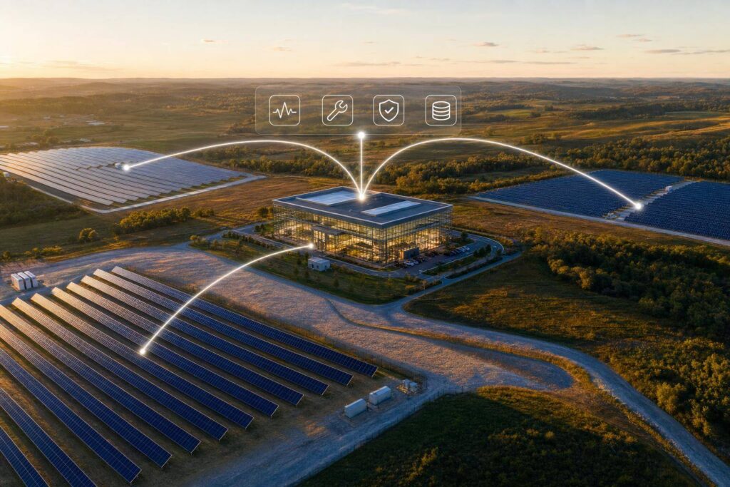 How Solar ERP Tracks Asset Data Across Sites