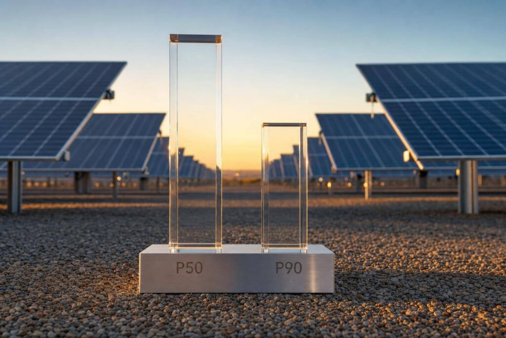 P50 vs P90 Solar Yield: Bankability Guide