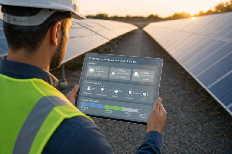 Solar Vendor Management in NetSuite ERP