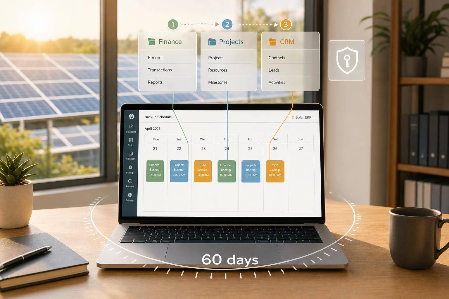 NetSuite Backup Scheduling for Solar ERP